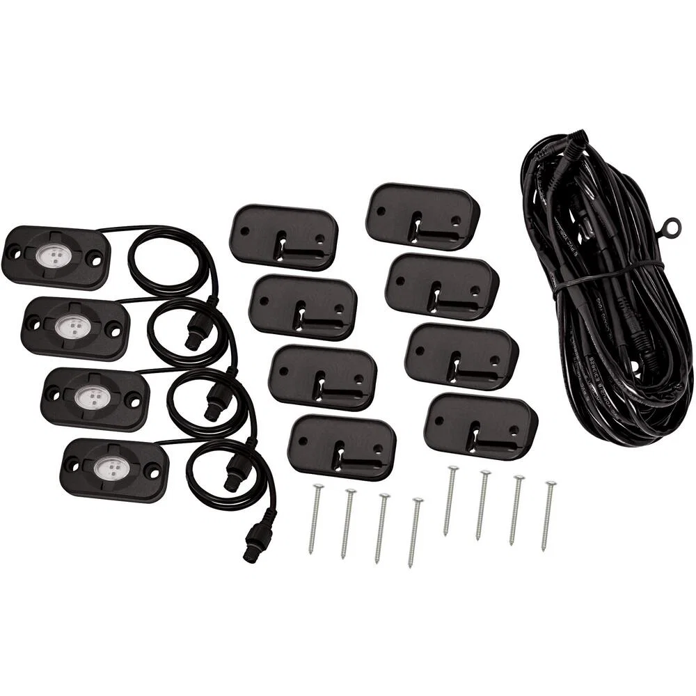 09-80005 – WESTIN Underbody Light Kit, With Angled Mounting Pads For Rocker Panels/ Flat Mounting Pads For Bumpers 3-...